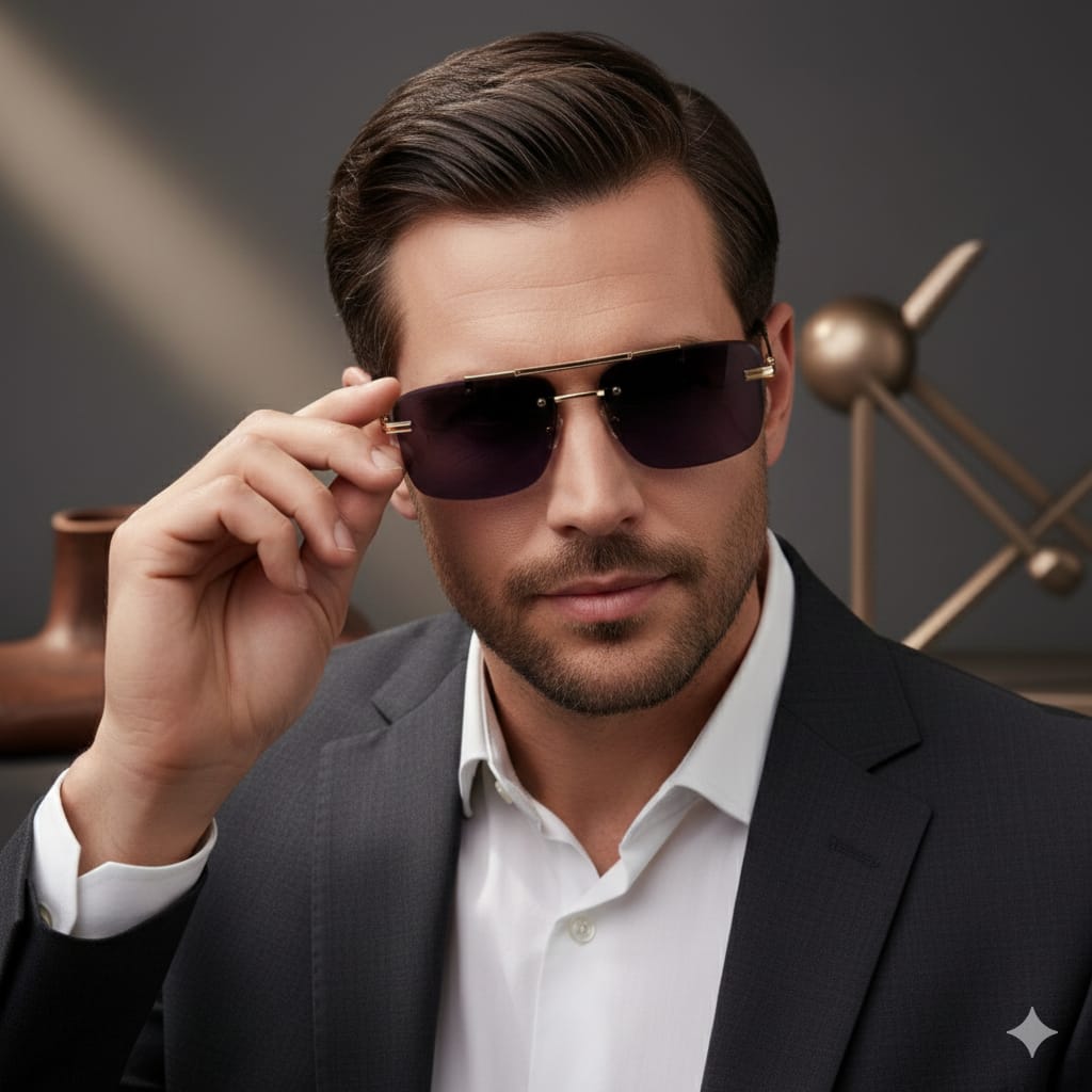 Premium Rimless Sunglasses S-1175