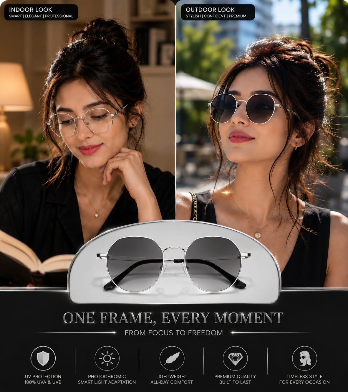 Smart Photochromic Glasses